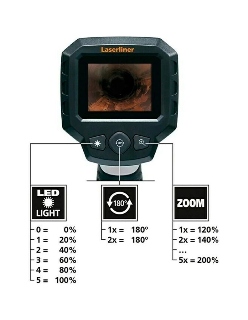 Telecamera d'ispezione LASERLINER VideoScope One 082.252A