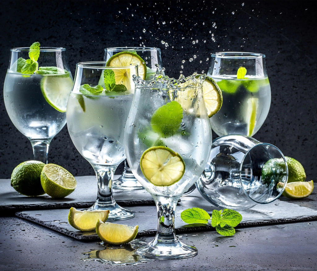 Set di 6 bicchieri da 570 ml per birra, gin tonic KADAX