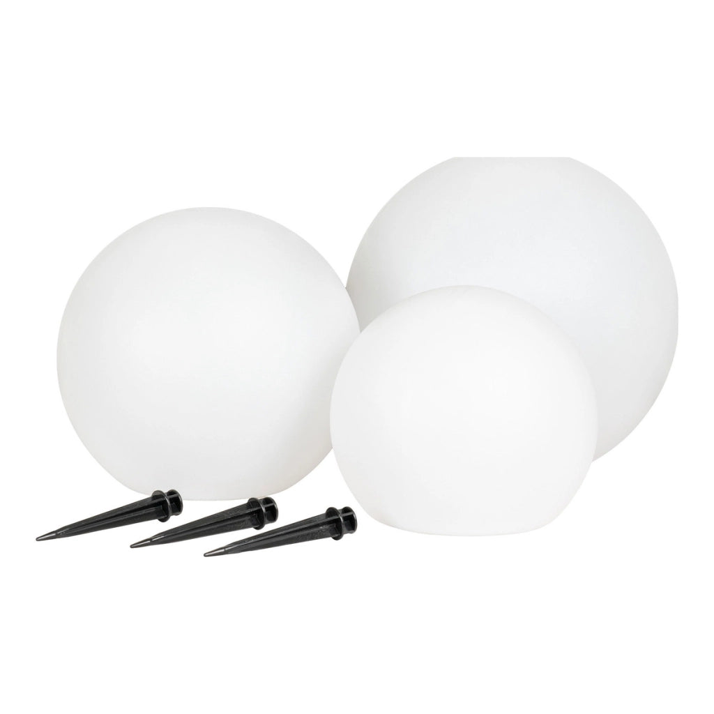 Lampada da Esterno Ricaricabile Lifton, Bianco, Plastica, 20x20x20 cm