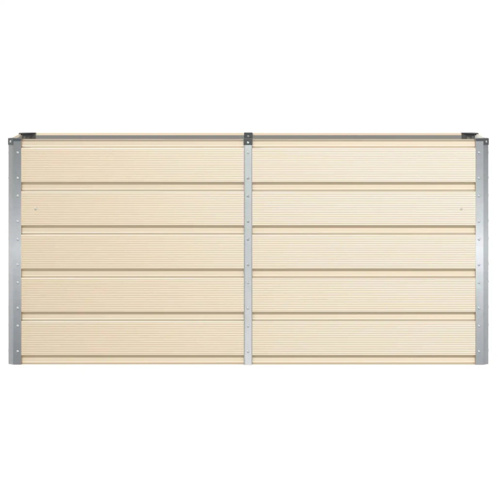 Fioriera Avorio 160 x 40 x 75 cm Acciaio