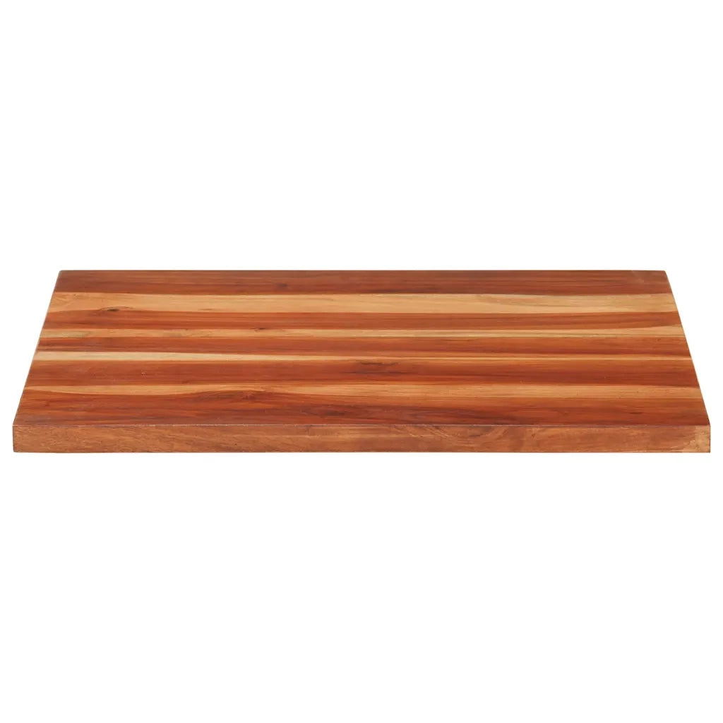 Piano Tavolo in Legno Massello di Acacia 25-27 mm 60x60 cm 285988