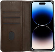 Copritelefono con slot per carta - Protezione sottile e leggera - Protezione affidabile - Chiusura magnetica - Per Google Pixel 9 Pro - 6,7 x 3,2 pollici - Copritelefono