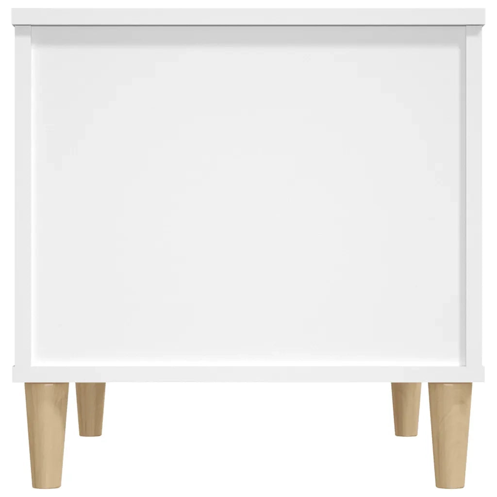 Tavolino da salotto | Tavolino da caff¨¨ | Tavolino da Soggiorno Bianco 60x44,5x45 cm in Legno Multistrato