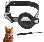 Cinturino per gatti riflettente - Cinturino regolabile - Cinturino in PU - Chiusura di sicurezza - Orecchino in acciaio - Materiale duraturo - Cinturino per animali domestici