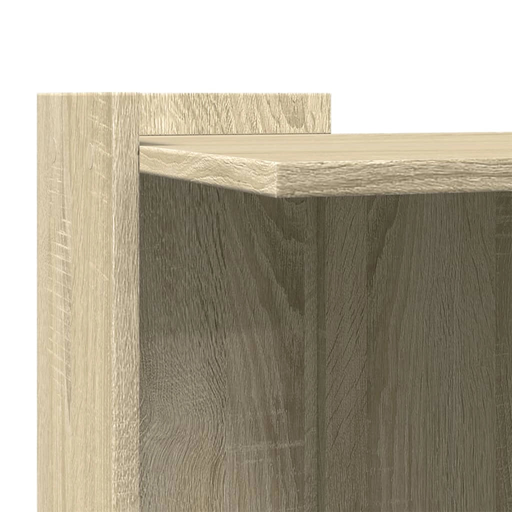Mobiletto per lettiera per gatti in legno ingegnerizzato Sonoma marrone 02_0043342