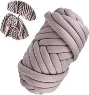 Pallino di lana ruvida - 500 g - beige - filato a mano - uncino - 18 m di lunghezza