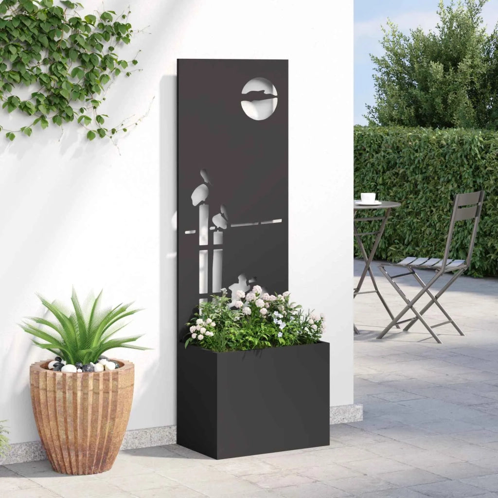 Schermo per privacy in giardino Traforo Nero 50 x 150 cm CFW9411376
