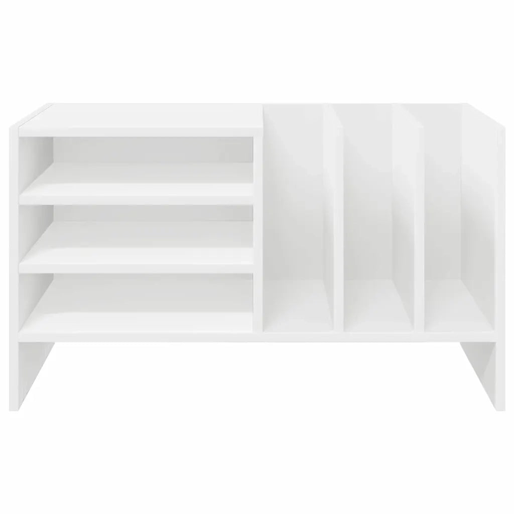 Mobile porta vinili Bianco 78.5 x 35 x 45 cm Legno multistrato CFW7663871