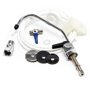 Naturewater Filtro dell'acqua a 3 livelli NW-PR303, con cartucce filtranti da 254 mm, con rubinetto