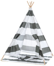 Tenda gioco Esna Grigio a righe