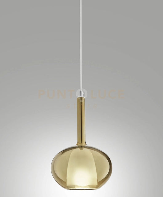 3787-59-189 EDISON  VETRO ORO D.16CM COMPLETO DI CAVO X KIT LUCI