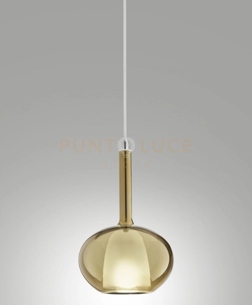 3787-59-189 EDISON  VETRO ORO D.16CM COMPLETO DI CAVO X KIT LUCI