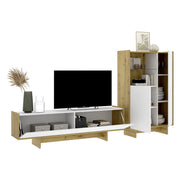 Walla, set Mobili da Soggiorno Cassetti, Bianco
