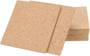30 pezzi di supporti per bicchieri in legno di quercia 3 mm di spessore Supporti quadrati per bicchieri, mok, ufficio, casa 4 x 4