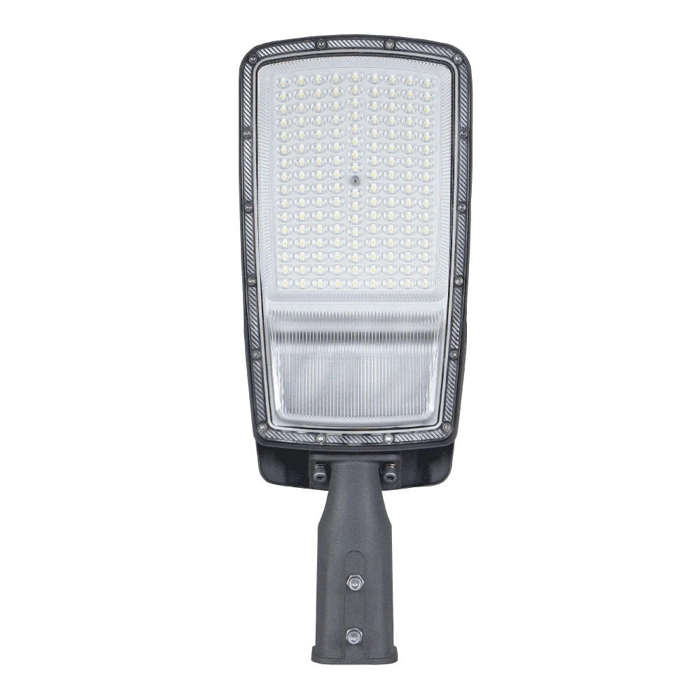 Lampione Armatura Stradale LED 100 watt con sensore crepuscolare, 220V, 15000 Lumen, Luce fredda, IP65, Alluminio, Inclinazione Regolabile