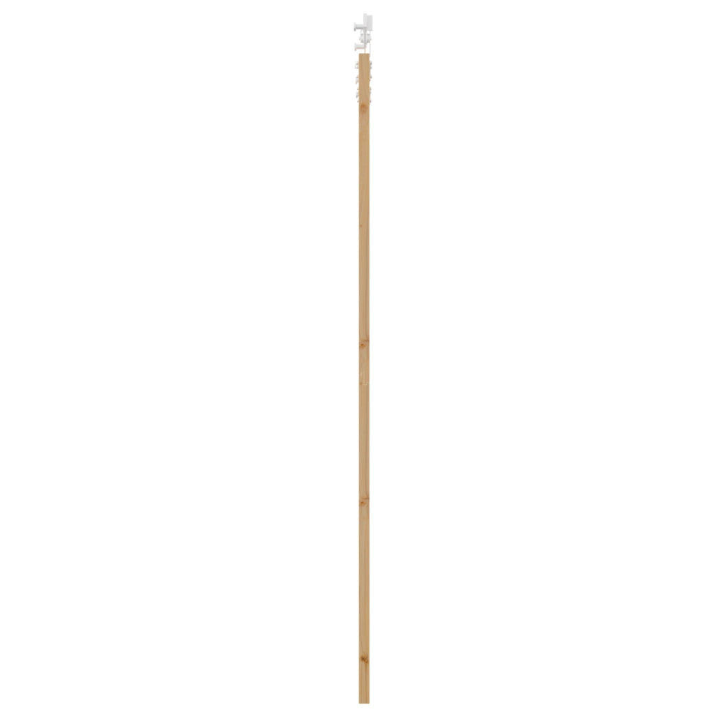 Set di Porte Scorrevoli  con Set Hardware 93x232 cm in Legno Massello di Pino