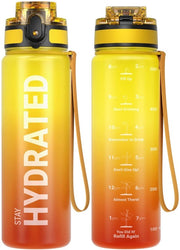 Sportiva Bicchiere da Sport, Sportbottiglia, [Tritan BPA-vrij] 1L/500ML/750ML Bicchiere da Sport Lekvrije, Bottiglia Sportiva per Bicicletta, Campeggio, Yoga, Palestra (1 Bottiglia)
