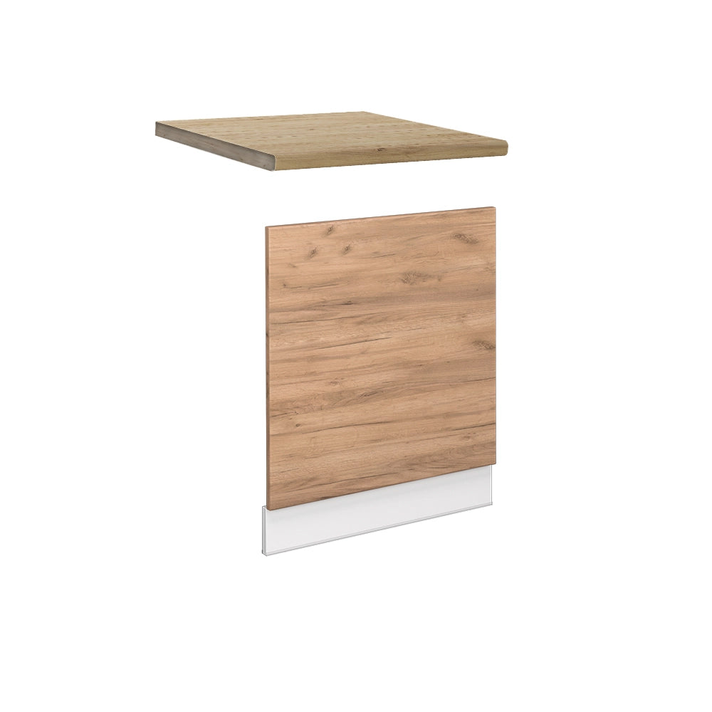 Pannello frontale Fame-Line Rovere dorato/Bianco 60 cm, PL Rovere Vicco