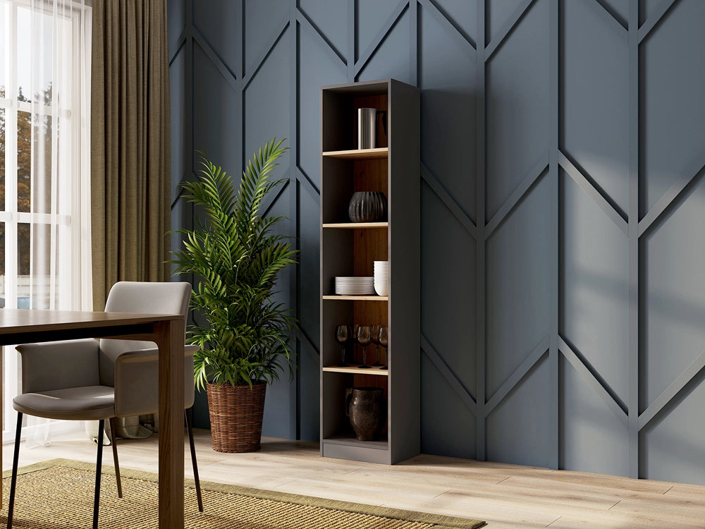 Scaffale ONYX R40 antracite artisan libreria moderna
