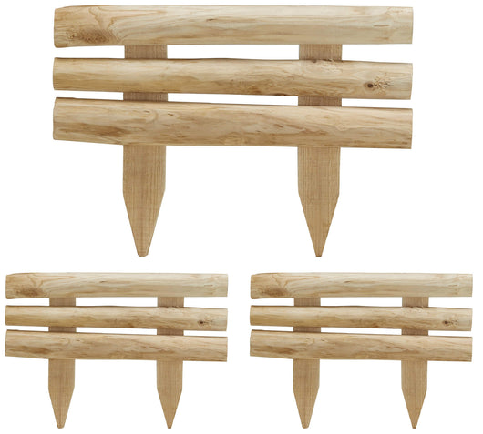 Minirecinzione Minerva 3 Pezzi 50xh35 cm in Legno di Castagno