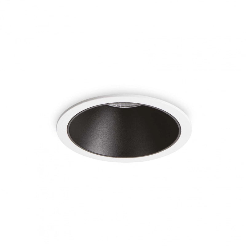 Lampada Da Incasso Game Trim Round 11W 3000K Wh Bk Ideal-Lux