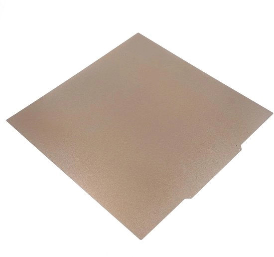 Piattaforma per stampante 3D in PEI doppiamente incollata - 470 x 470 mm - Temperatura massima 200 °C - Piattaforma per stampante 3D