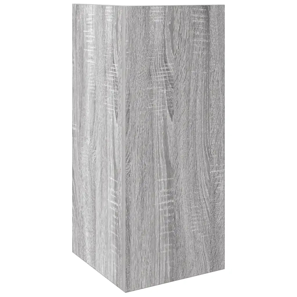 vidaXL Tavolino Laterale con Ripiano Grigio Sonoma 25,5x27x60 cm