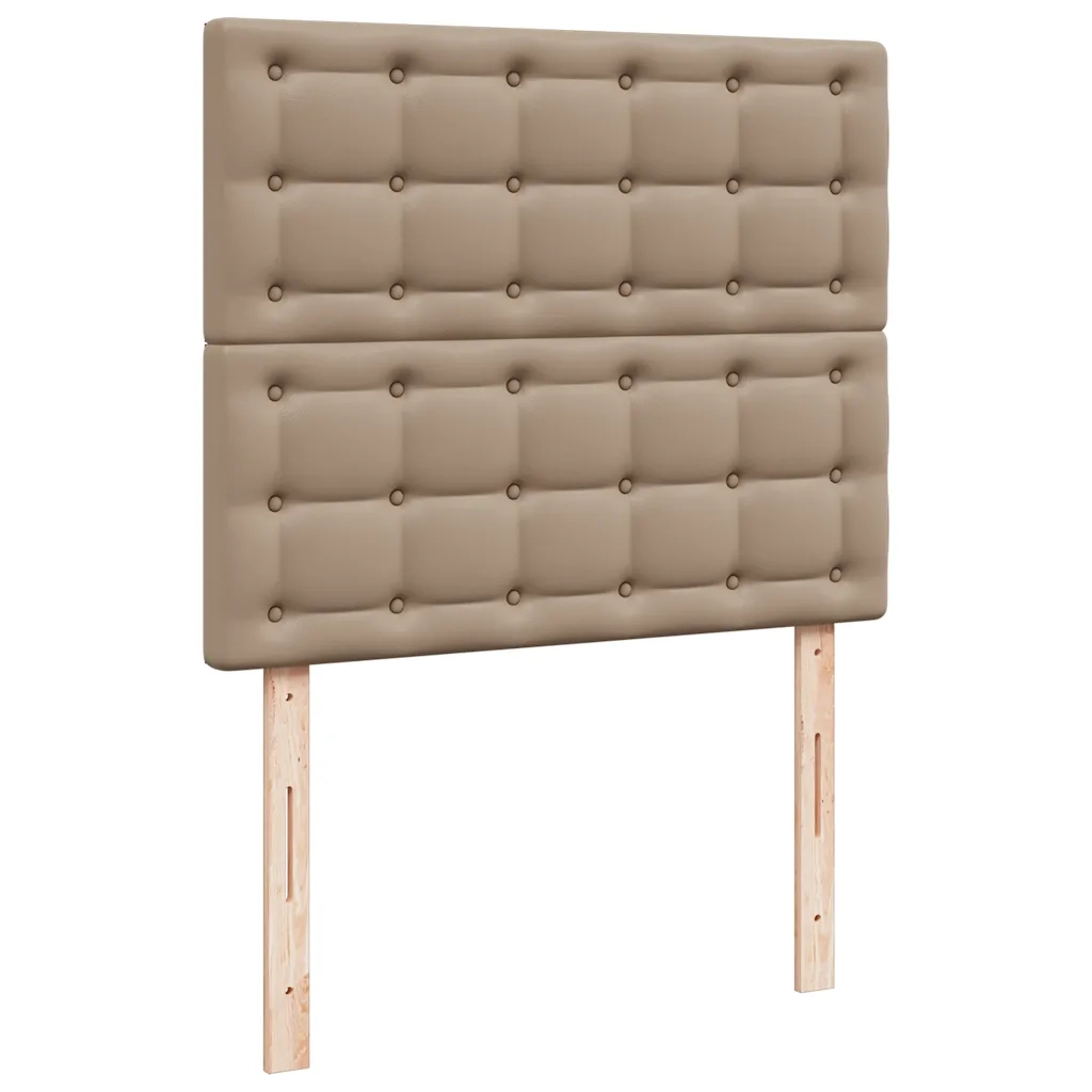 Giroletto a Molle con Materasso Cappuccino 120x190cm Similpelle