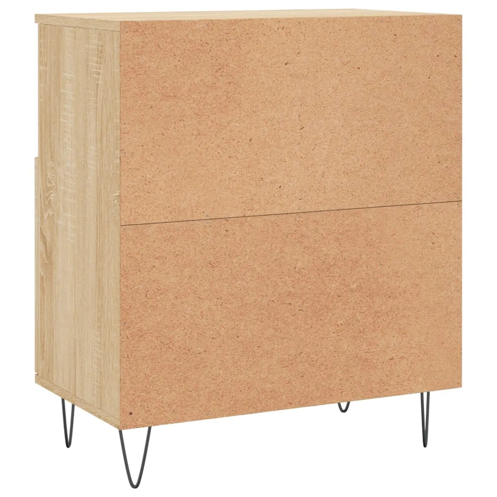 vidaXL Credenze 2 pz Rovere Sonoma in Legno Multistrato