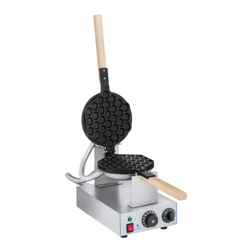 Piastra per waffle acciaio e alluminio manico in legno 1415 watt 14_0001835