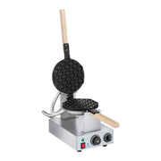 Piastra per waffle acciaio e alluminio manico in legno 1415 watt 14_0001835