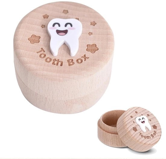 Scatola per i denti - Box per i denti - 5 x 5 x 3,5 cm