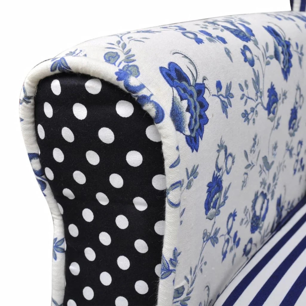 Poltrona poltrona divano club design per soggiorno con tessuto patchwork 1102039/3