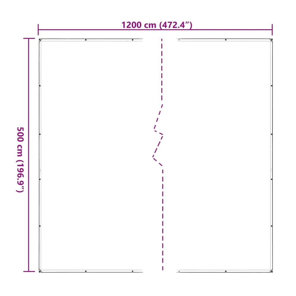 Copertura per Piante Trasparente 5 x 12 m PE CFW1422250
