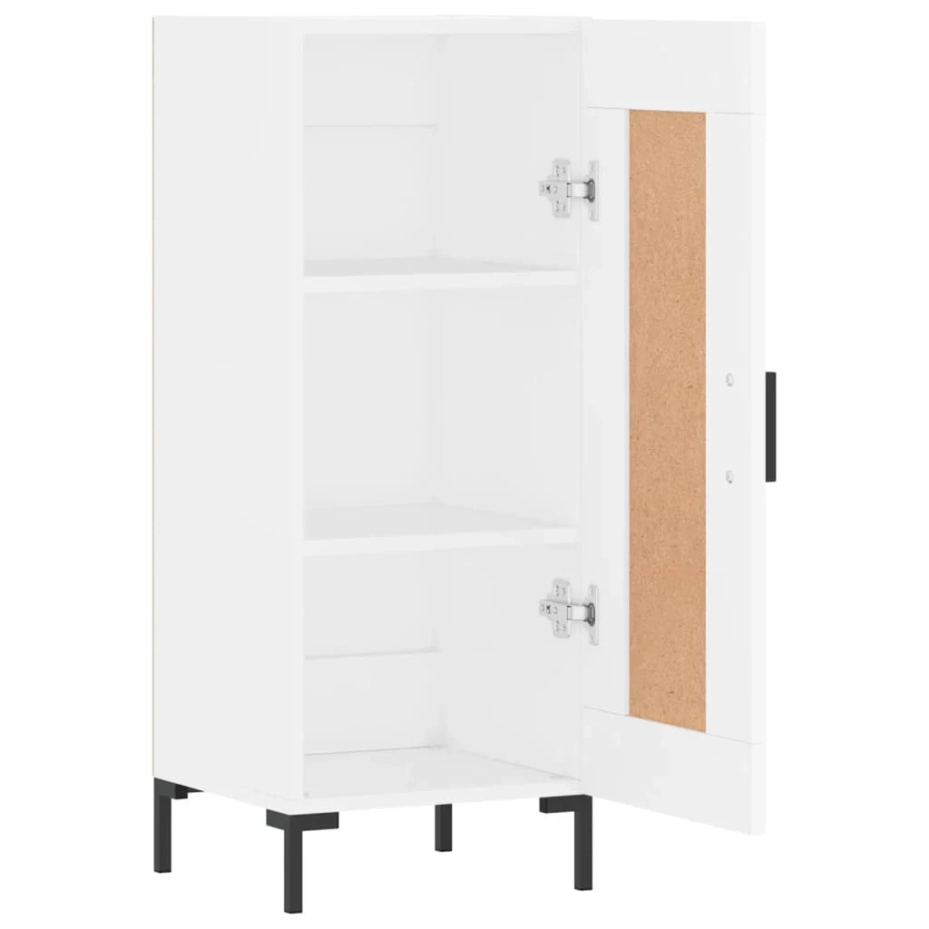 Buffet credenza cassettiera mobiletto mobile contenitore organizer per cucina soggiorno salotto 34,5 x 34 x 90 cm legno ingegnerizzato bianco 02_0030281