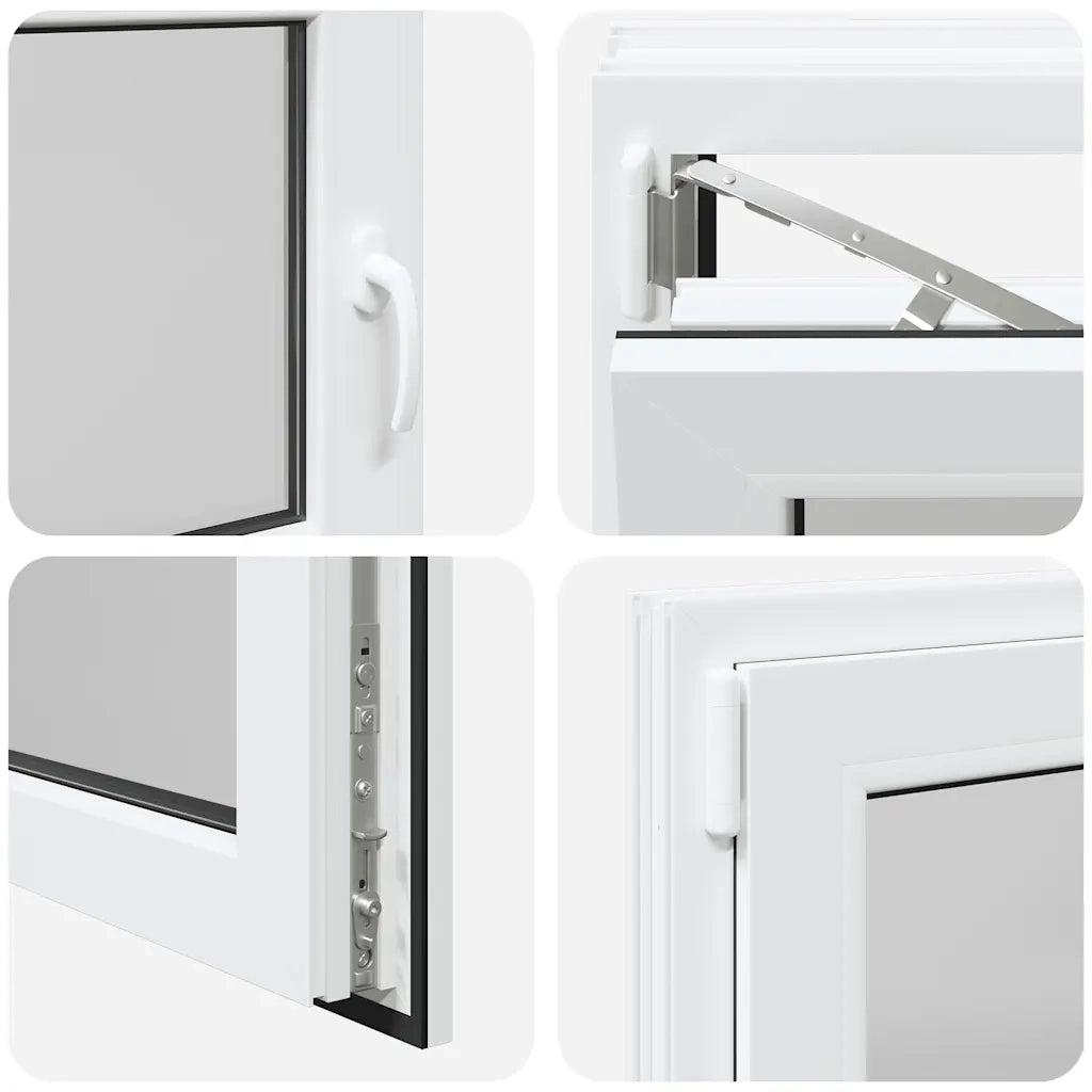 Finestra da cantina "RISOR" 90x70 cm anta ribalta DIN sinistra bianca 4108319