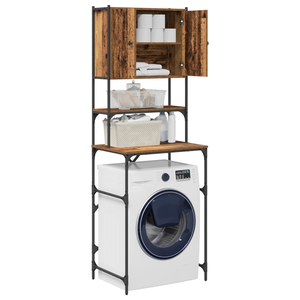 Mobile per Lavatrice Legno Vecchio 68x48.5x194 cm