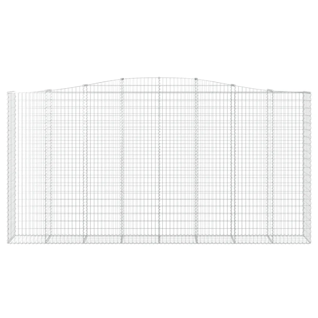 Cesti Gabbioni ad Arco 5 pz 400x50x200/220 cm Ferro Zincato 3146024