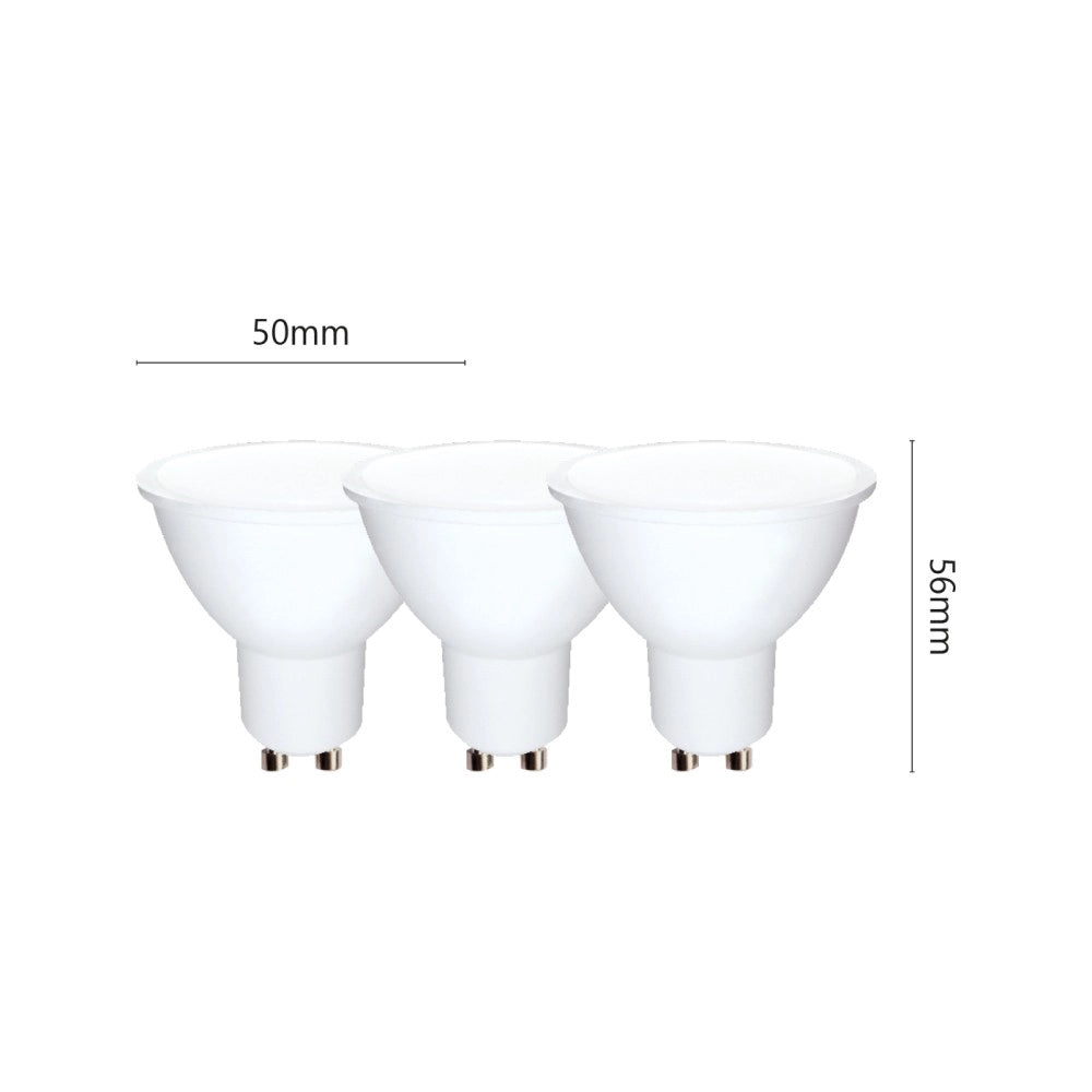 Alca power gu10 6w 175-250v 470lm 3000k lampadina dicroica led box da 3pz