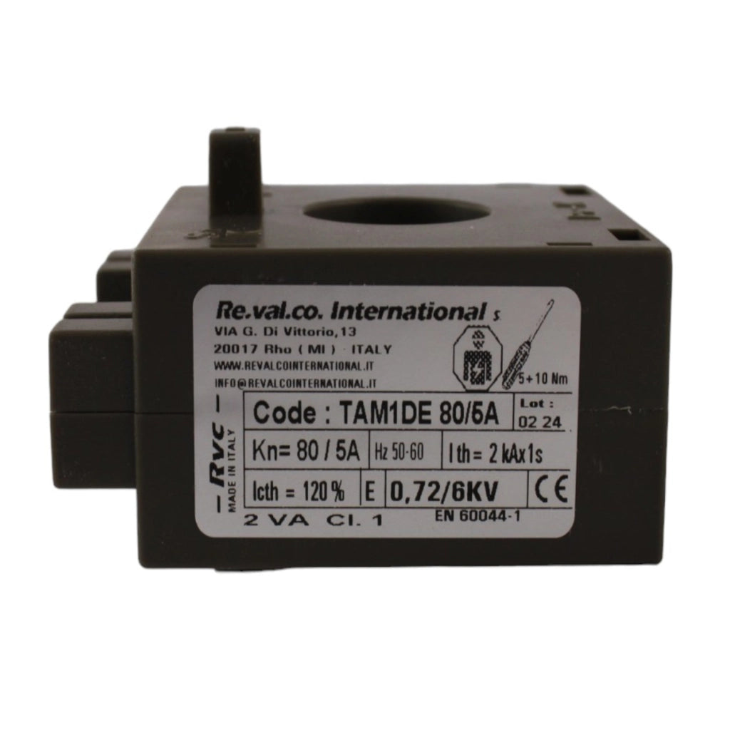 Trasformatore amperometrico 80/5A 2VA CL.1 Revalco