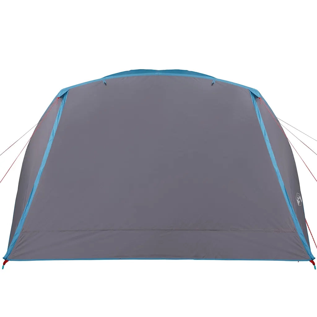 Tenda da Campeggio con Portico per 4 Persone Blu Impermeabile 94419