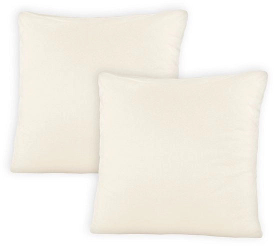 Set di cuscini per divano in cotone 100% - 2 pezzi - ivoore - 40x40 cm