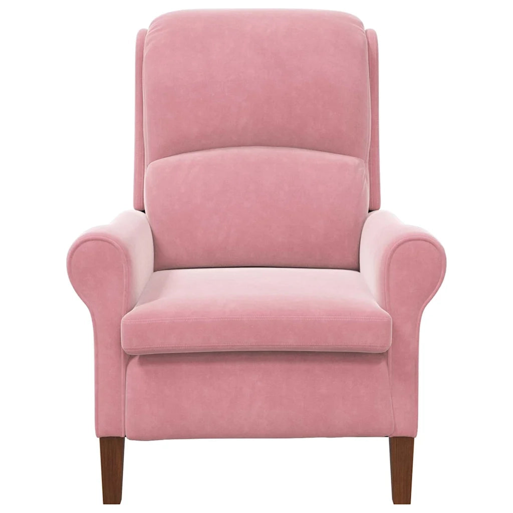 Divano Sedia-Poltrona Rosa Velluto 635405