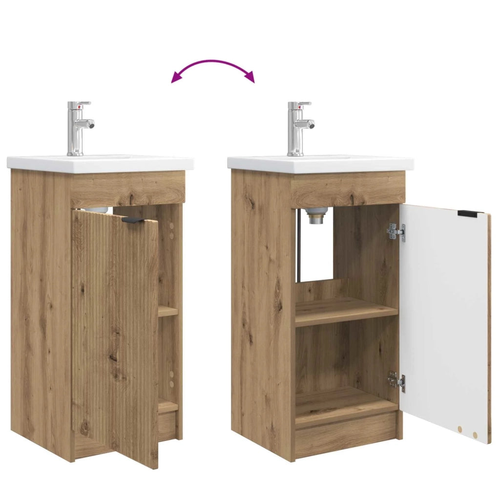 Mobile da bagno con lavabo Rovere Artigianale 42 x 40 x 84,5 cm 890093