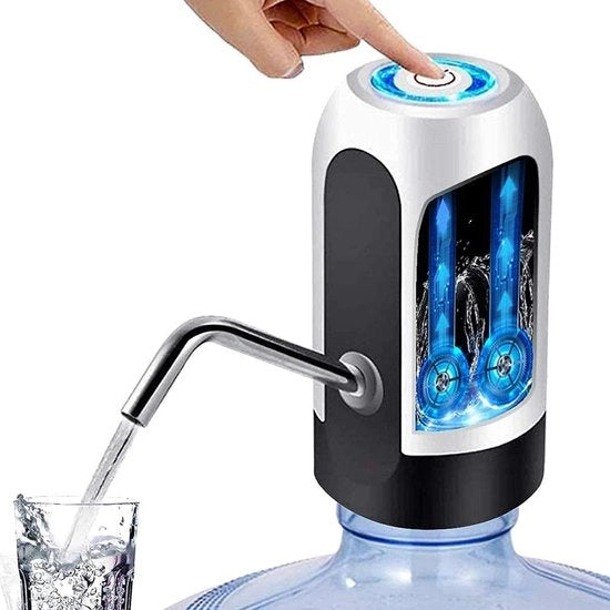 Dispensatore d'acqua portatile mini - Pompante automatica per bottiglia d'acqua con porta ricarica USB