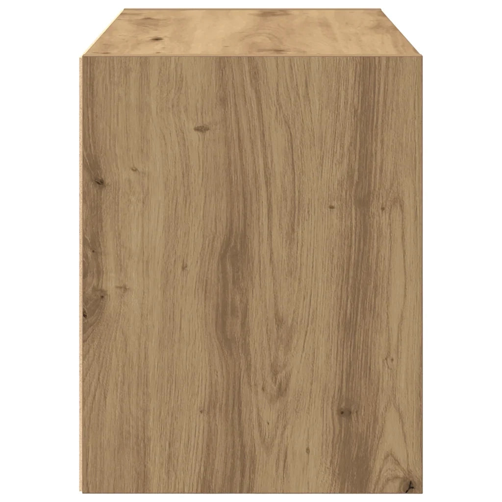 Mobile contenitore impilabile 60 x 31 x 40 cm con 2 pratici cassetti moderni in legno di rovere ingegnerizzato 02_0051203
