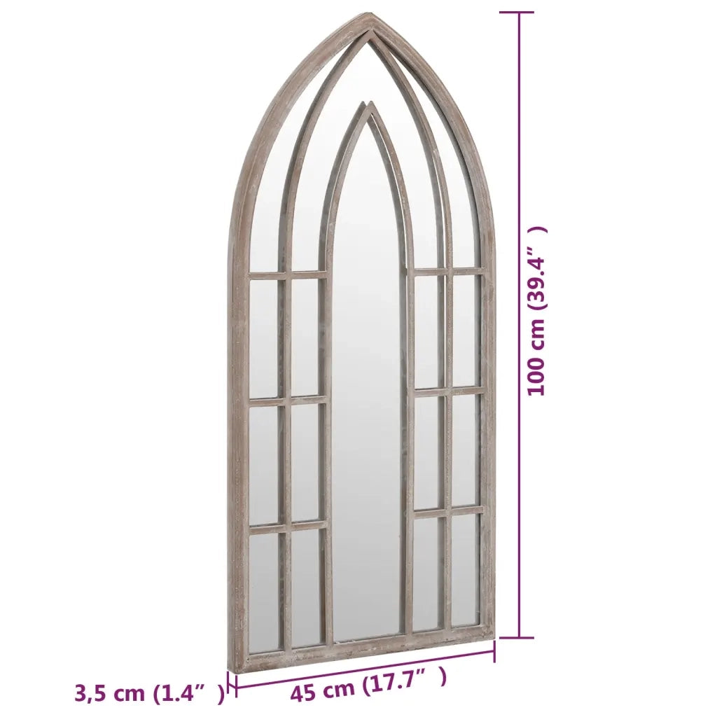 Specchio Sabbia 100x45 cm Ferro per Uso Interno 3093523