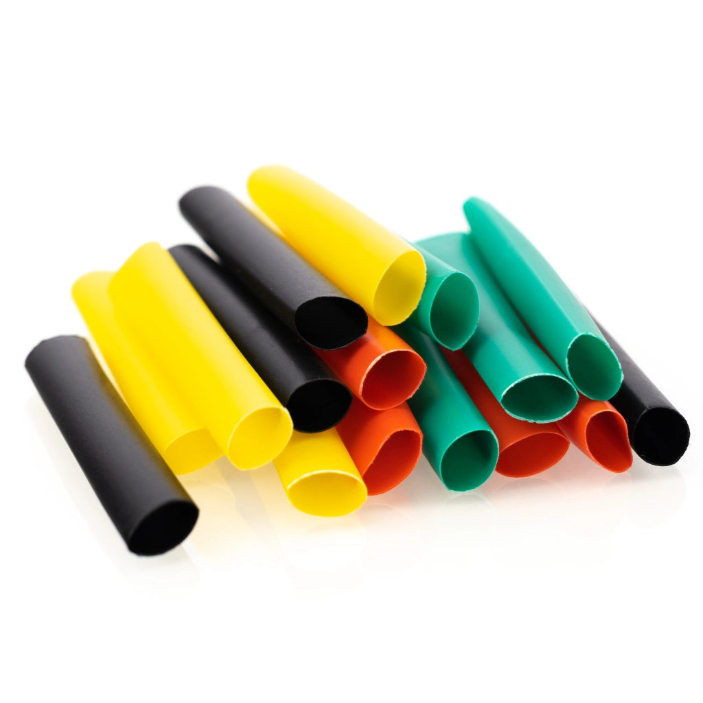 Set di Tubetti Termorestringenti Rosfix – 164 Pezzi | Poliolefina, 8 Dimensioni, 5 Colori