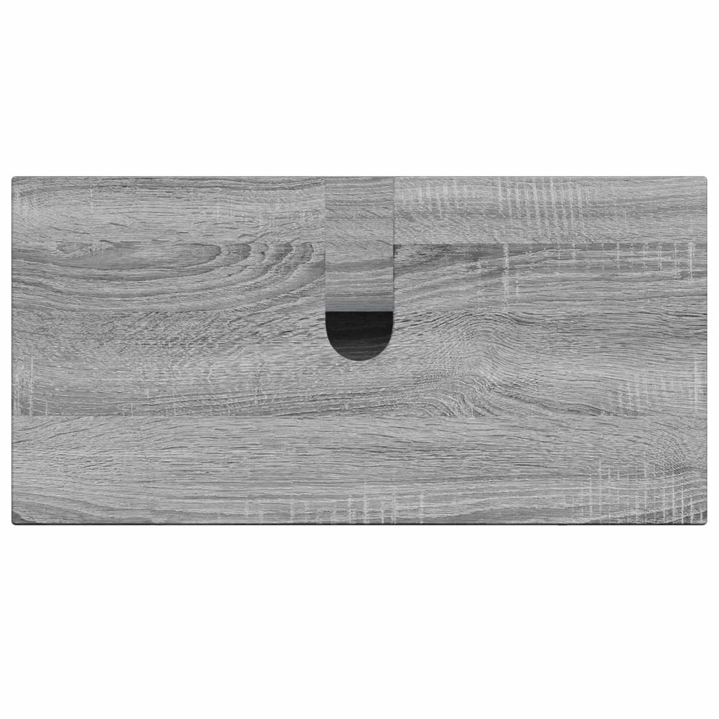 Armadio per Lavabo da Bagno ZWOLLE Sonoma grigio 896351