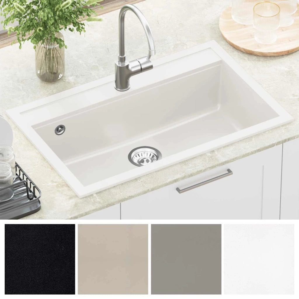 Lavello Bianco 795 x 505 mm Granito
